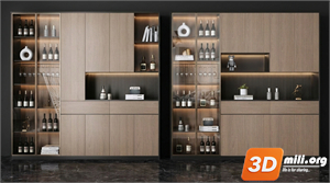 Wine cabinet Skp Files
